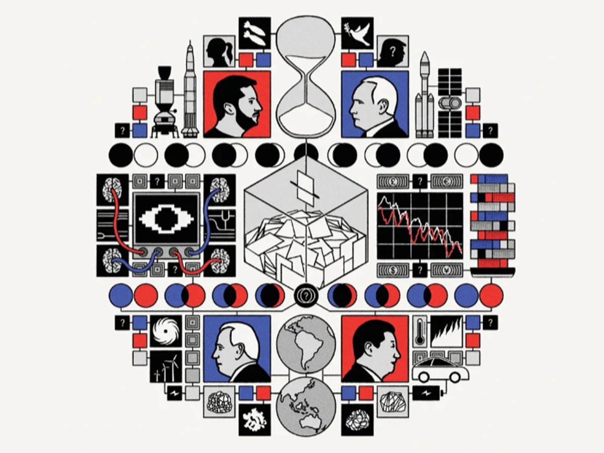 Новости Израиля Зеленский, Путин, Трамп, Си и Ближний Восток: The Economist выпустил новый номер с геополитическим ребусом на 2024 год