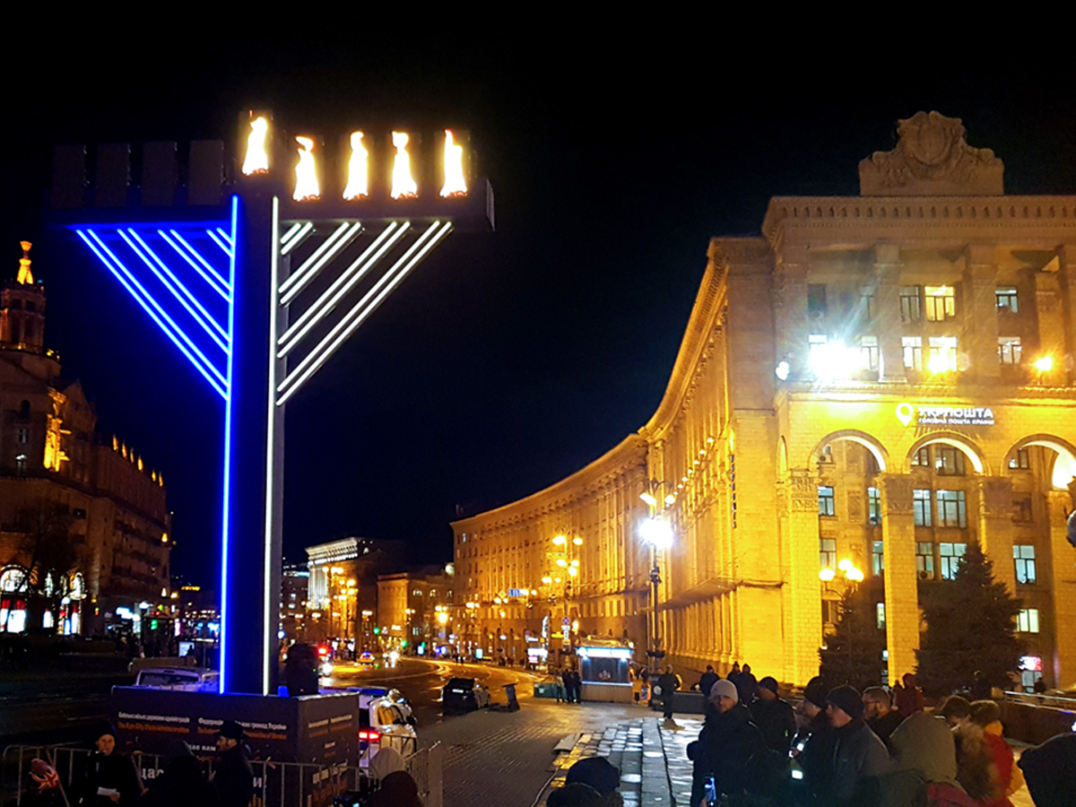 Новости Израиля Зажжение меноры и ханукальные парады пройдут в Украине впервые с начала войны