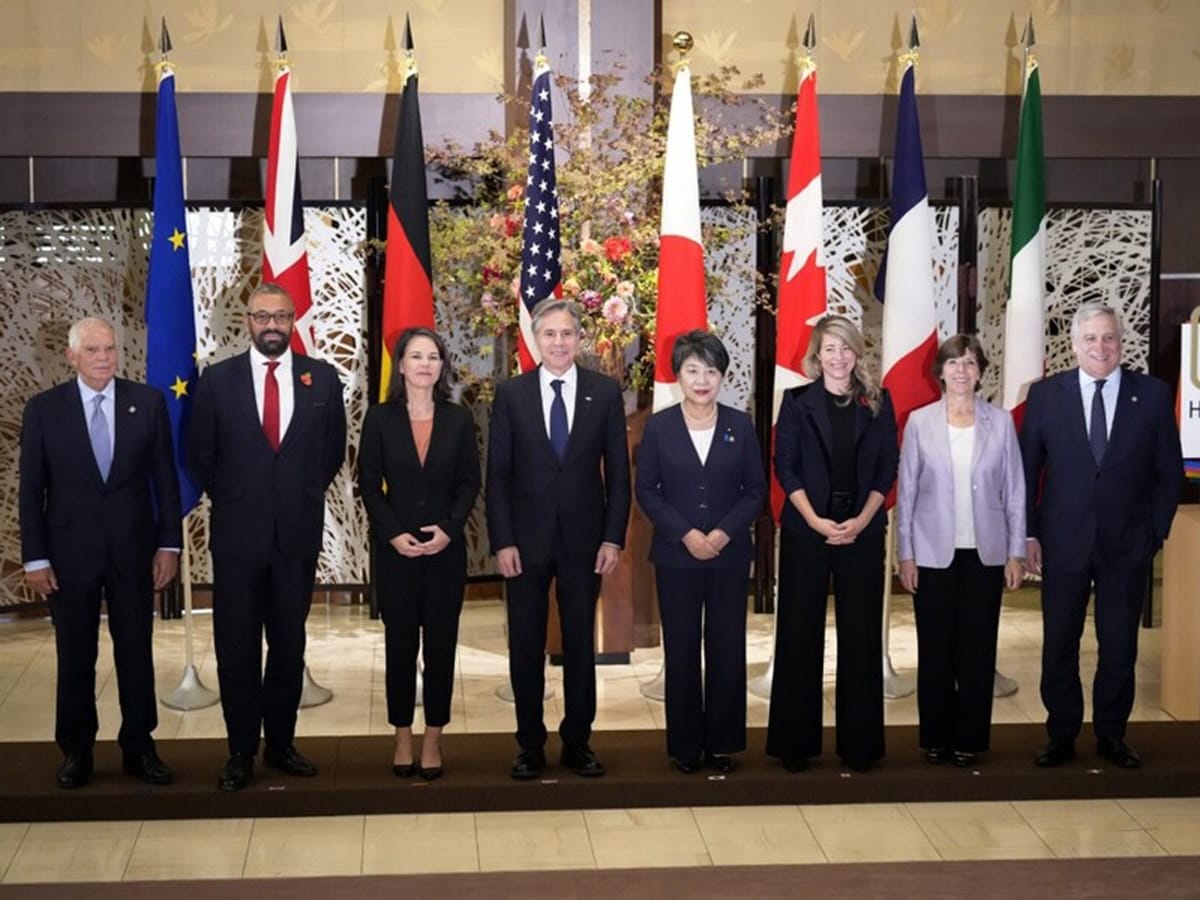 Новости Израиля Саммит G7 в Токио: единая позиция по вопросу войны между Израилем и ХАМАС и продолжение поддержки Украины