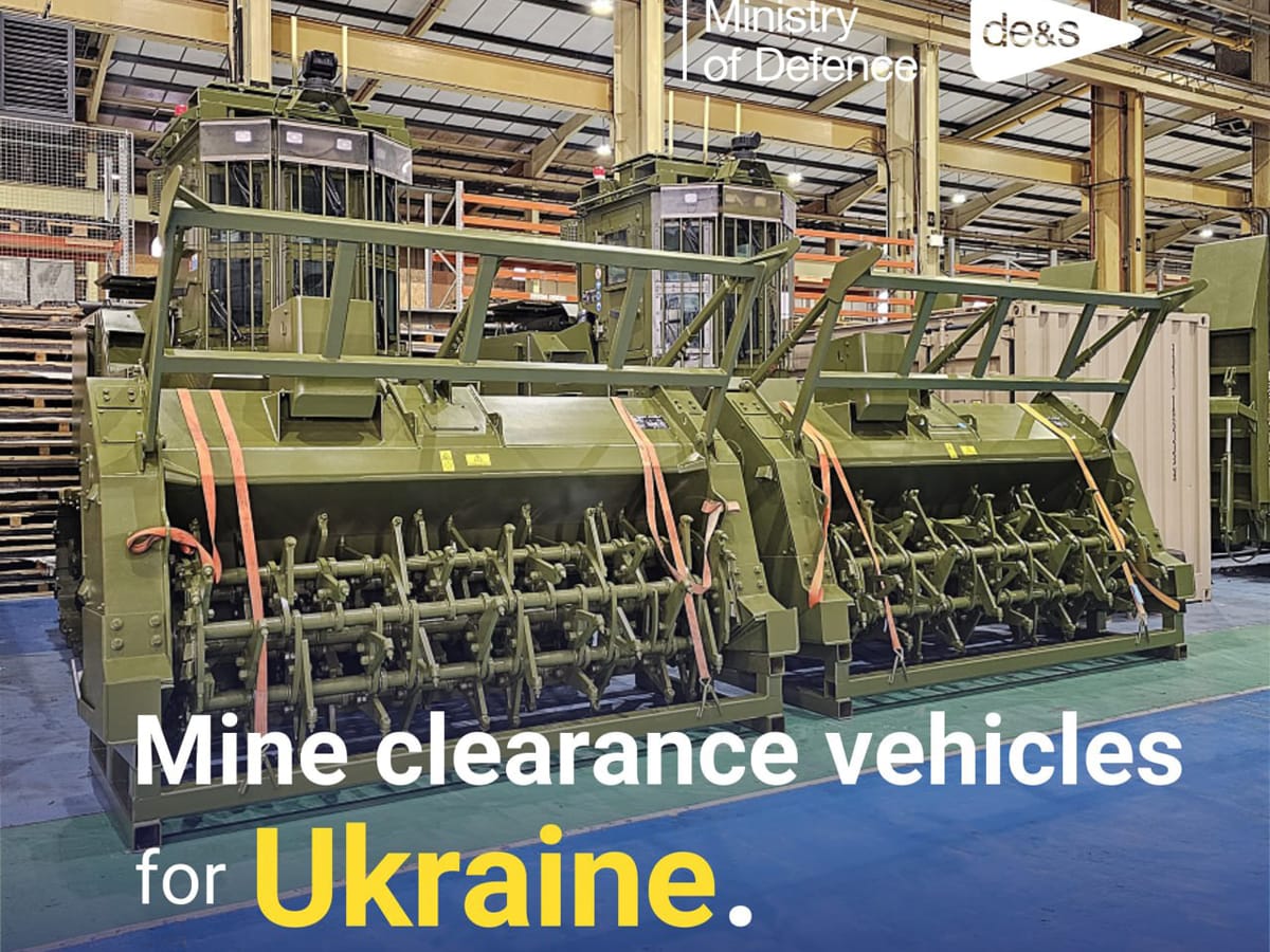 Украине поставит партию оборудования для разминирования принадлежащая израильскому государственному оборонному концерну Rafael британская компания Pearson Engineering