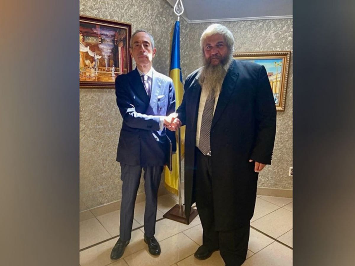 Главный раввин Украины Моше Асман договорился о гуманитарном сотрудничестве с Мальтийским Орденом в Украине