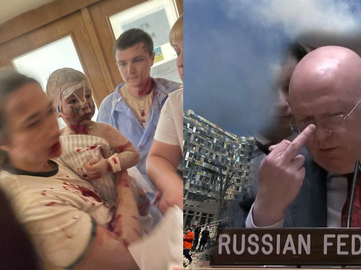 "Единодушно и решительно осудили российские удары" и ... : Экстренное заседание Совбеза ООН проводил "представитель террористического путинского режима"(небензя),