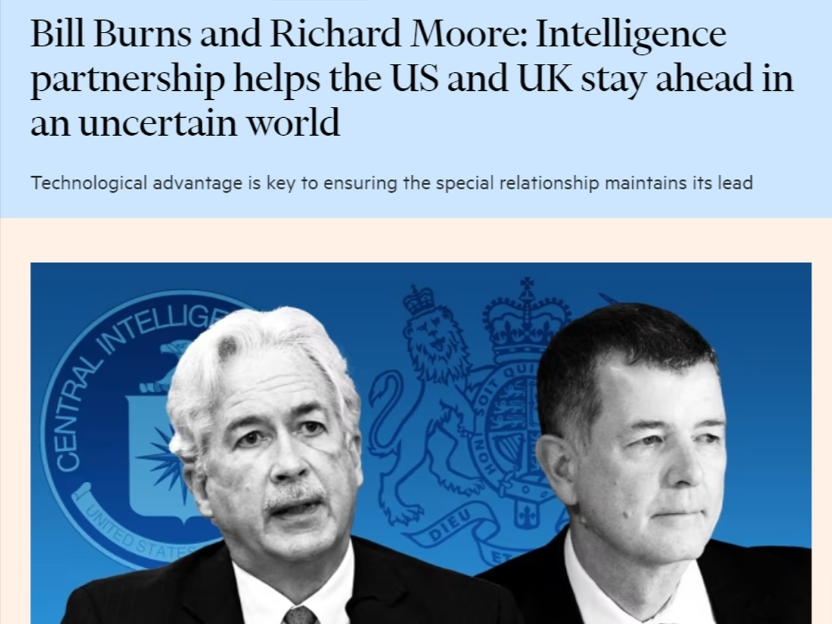 ЦРУ и MI6: как стойкость Украины и компромиссы Израиля могут изменить самую серьезную угрозу мировому порядку со времен холодной войны