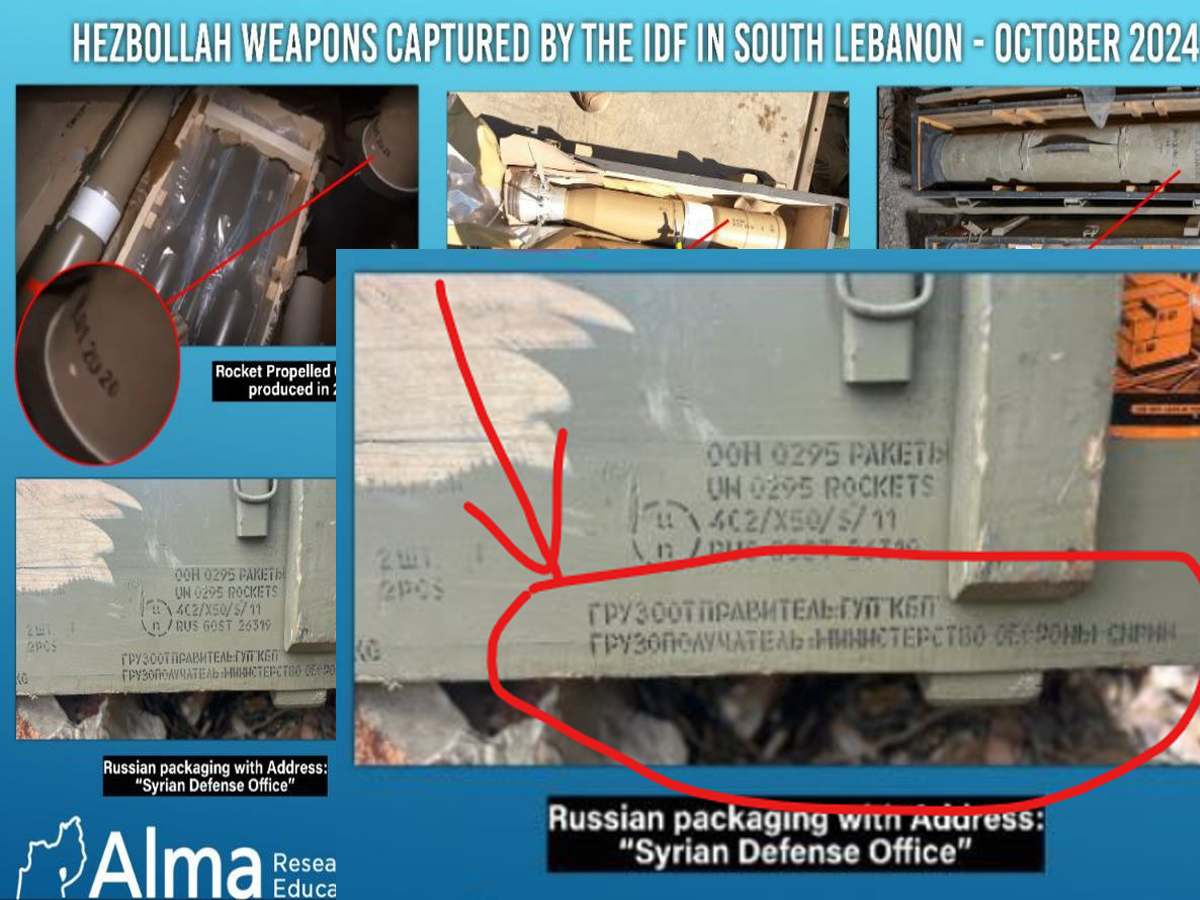 У «Хизбаллы» обнаружили российское оружие - а уже вызвали российского посла вместе с военным атташе для дачи объяснений?