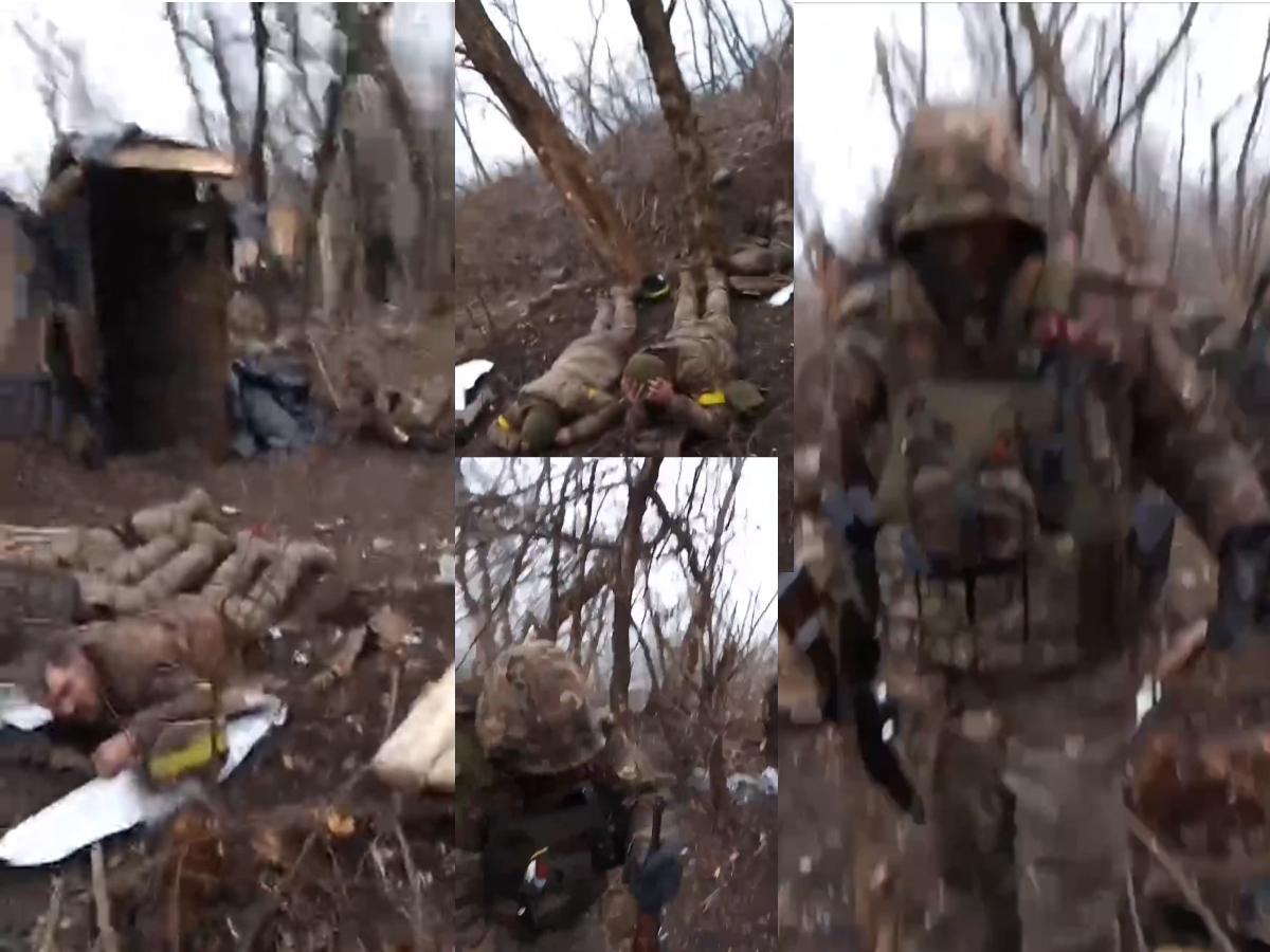 Российские оккупанты снова расстреляли украинских военнопленных: убийцы "делили", кто из них застрелит и сняли казнь на мобильный телефон