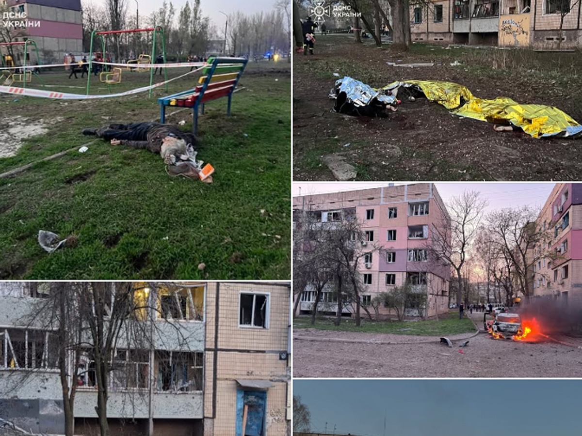 6 детей погибли от удара российской баллистической ракеты в Кривом Роге (Украина) 4 апреля 2025 - убито 14 гражданских