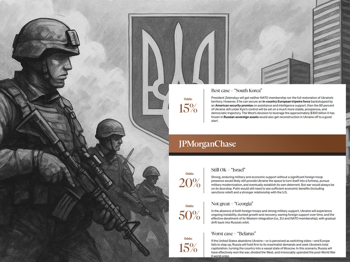 Израильский, Грузинский, Южнокорейский и Белорусский: "анализ" 4-х сценариев для Украины по версии JPMorgan
