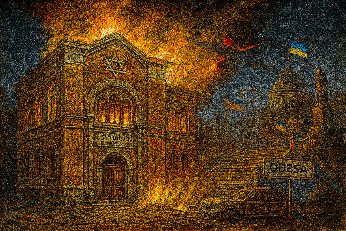 Russian occupiers struck Odesa, destroying a 19th-century synagogue