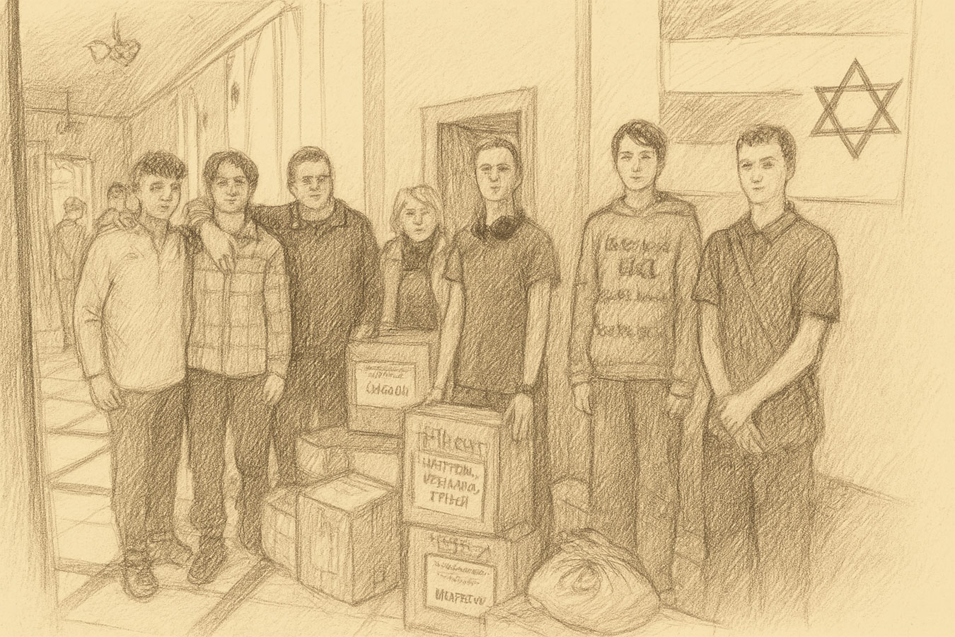 Еврейский лицей Черновцов отправил помощь украинским военнослужащим на Покровское направление