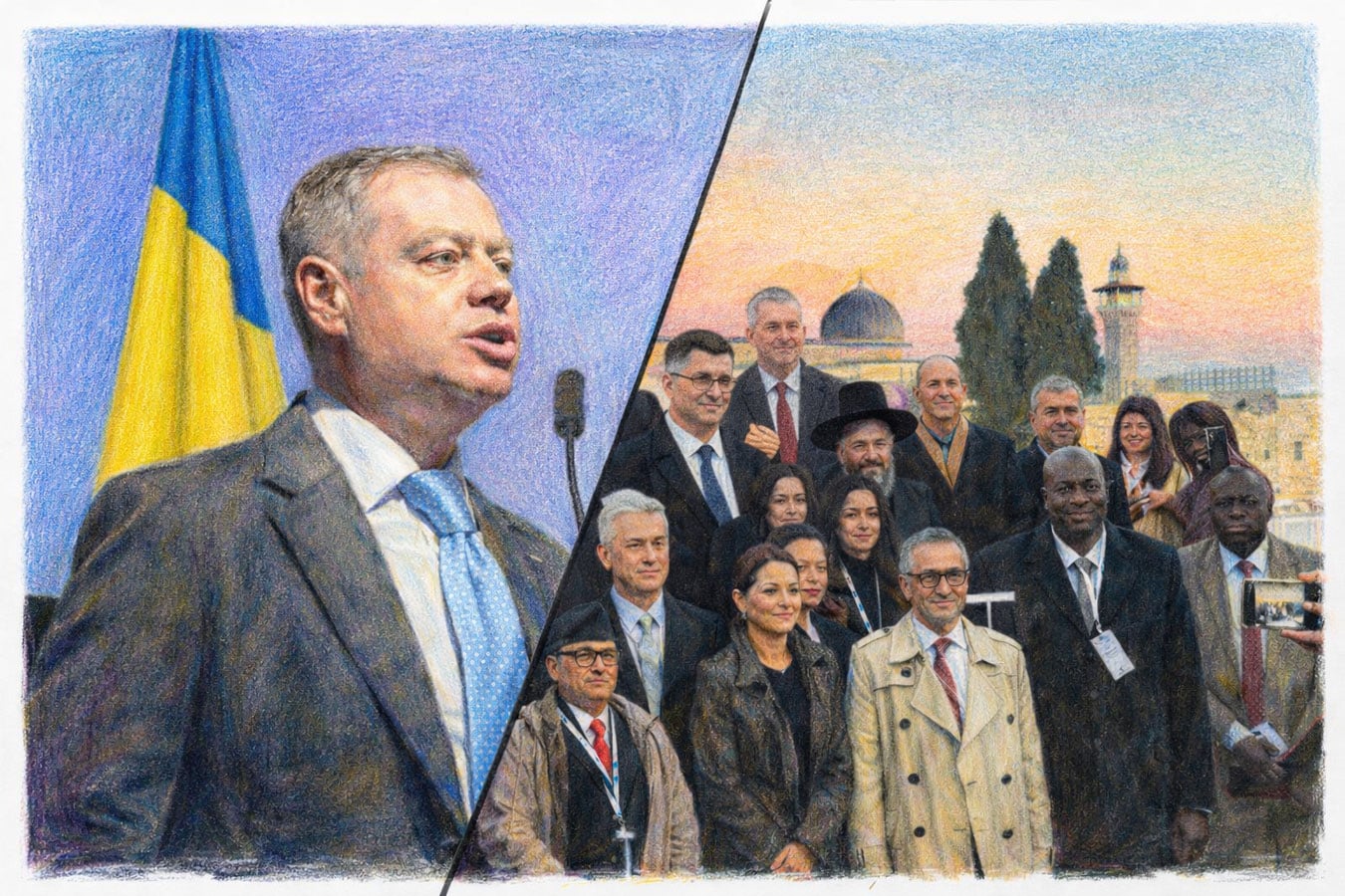 Дипломатия - не ширма для агрессора: посол Украины покинул церемонию у Стены Плача из-за присутствия там посла РФ