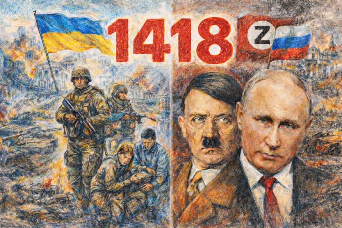 1418 дней: российское вторжение в Украину сравнялось по продолжительности с немецко-советской войной - гитлера сменил путин и конец у них будет похожим