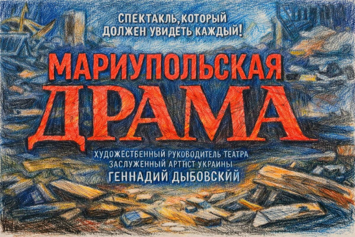 «Мариупольская драма» в Израиле: спектакль выживших актёров Мариупольского театра — гастроли 1–6 июня 2026