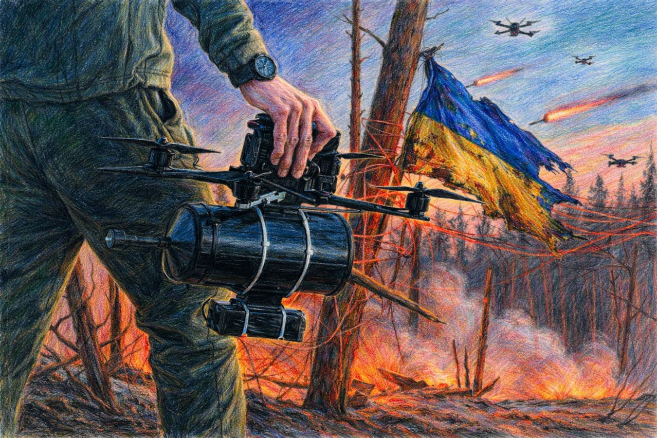 Ядовитая паутина: как дроны и ракеты превращают Украину в "красную зону"