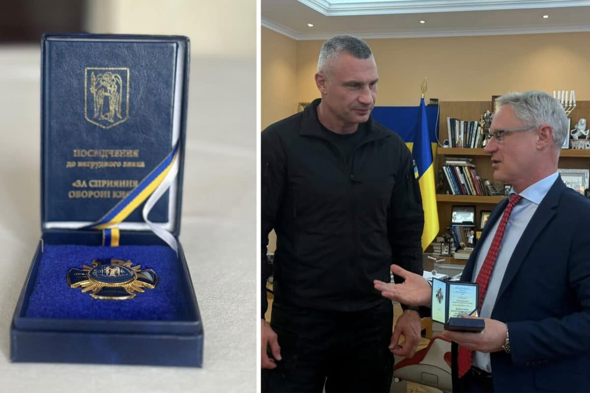 על סיוע בהגנת קייב: שגריר ישראל מיכאל ברודסקי קיבל פרס מבירת אוקראינה - חדשות ישראל
