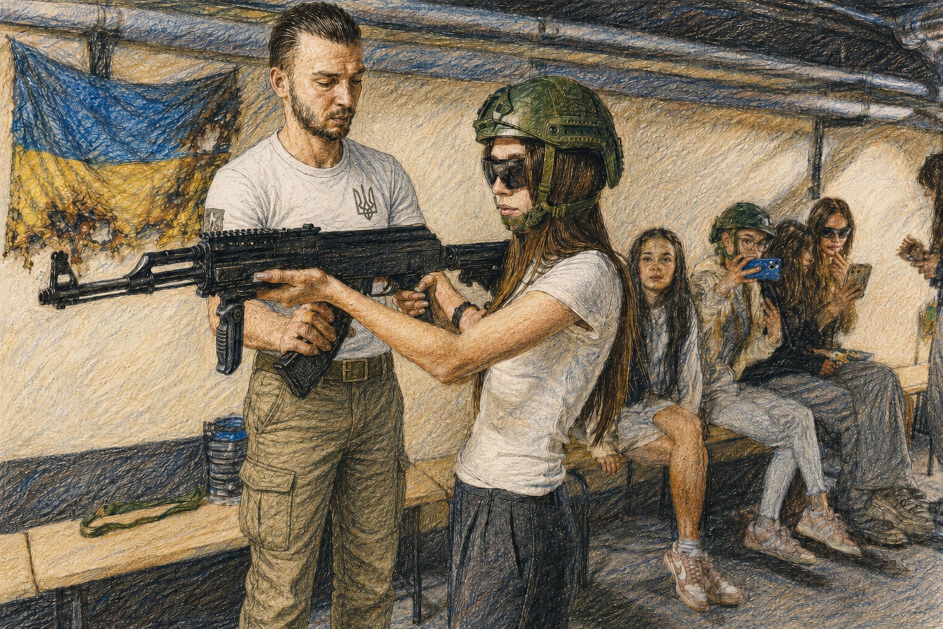 Украинская девочка, 12 лет, которая пожалела бы животное, но готова стрелять в солдата рф - репортаж The Telegraph 