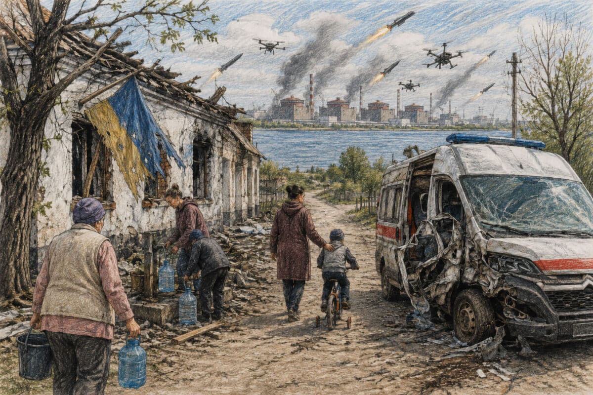 Нет, это не Кирьят-Шмона: это история одного украинского села Вищетарасівка, которое также осталось один на один с войной