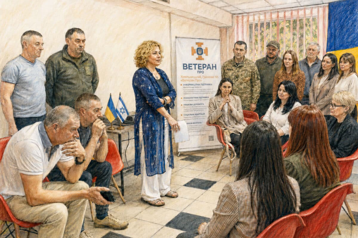 Ізраїльський досвід роботи з сім'ями загиблих військових для України: офіцер груп оповіщення Зої Север зустрілася з українськими фахівцями у Хмельницькому