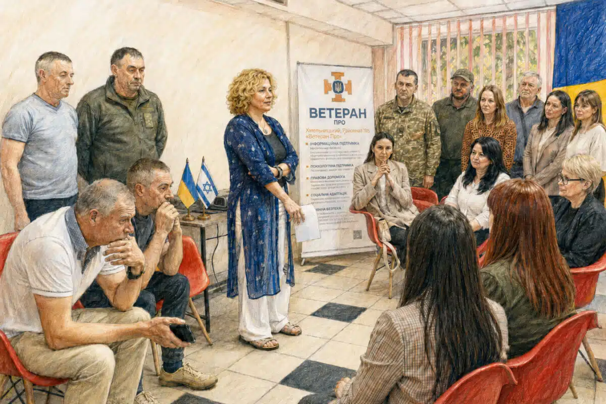 Израильский опыт работы с семьями павших военных для Украины: офицер групп оповещения Зои Север встретилась с украинскими специалистами в Хмельницком