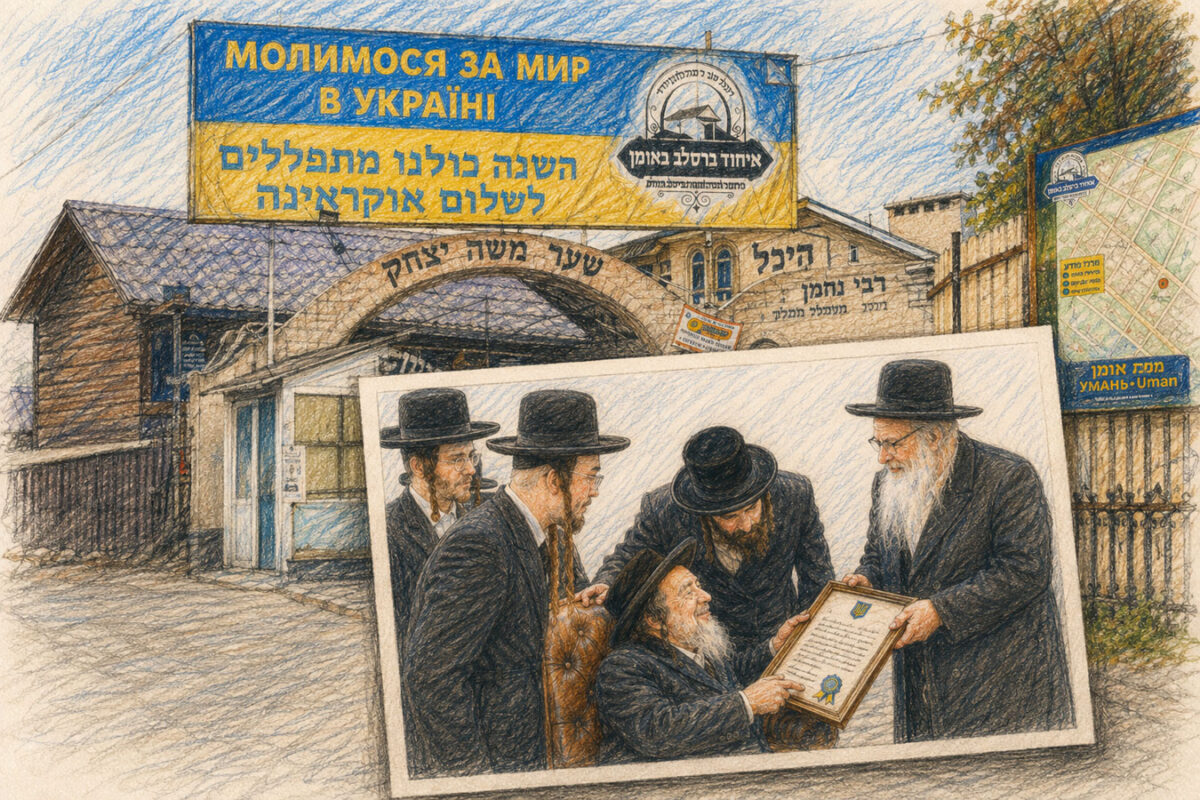 חסידי ברסלב הודו לאוקראינה על תמיכתה בעלייה לרגל לאומן במהלך המלחמה