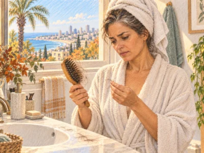 After the Israeli summer: why women notice more hair on the brush in autumn