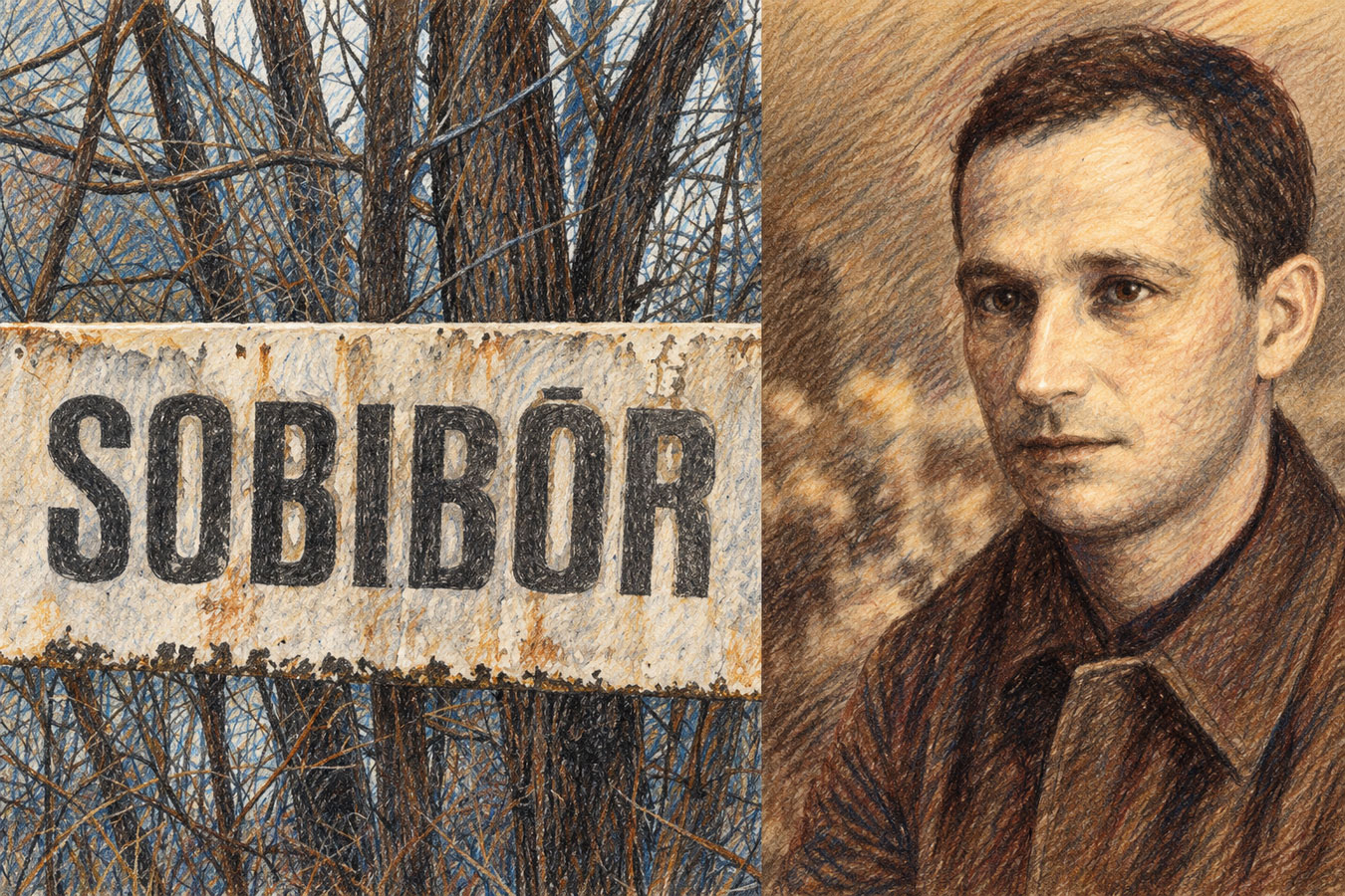 Помним: Собибор. 14 октября 1943 г. под руководством советского военнопленного, уроженца Украины, Александра Печерского заключенные нацистского лагеря смерти подняли единственное успешное восстание в концлагерях Третьего рейха