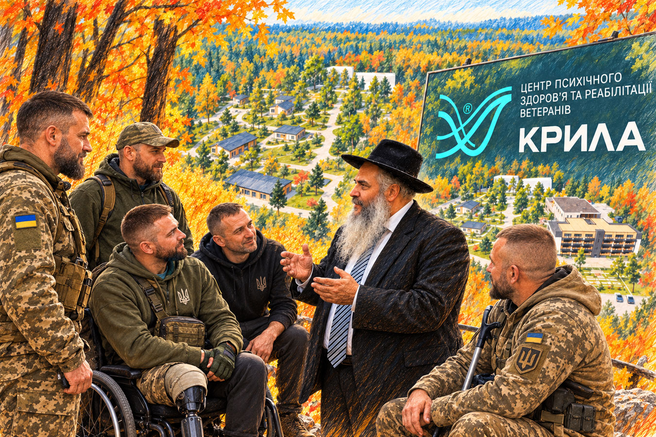 «KRYLIA» pour les vétérans ukrainiens : Moshe Asman, grand rabbin d'Ukraine, a rejoint le projet du centre de réhabilitation dans la région de Khmelnytsky d'une valeur d'environ 57 millions de shekels - nouvelles d'Israël